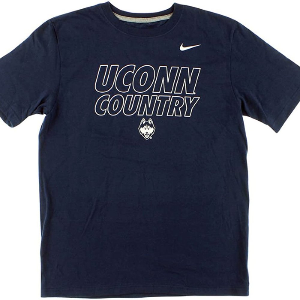 Nike Men's UConn Country T-Shirt Navy MEDIUM